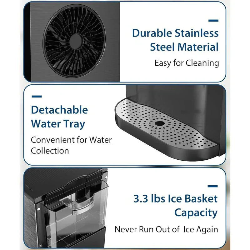 💥Flash Sale Today Only💥Ice Maker Dispenser, Self Dispensing Pellet Ice Maker, 44lbs/24H